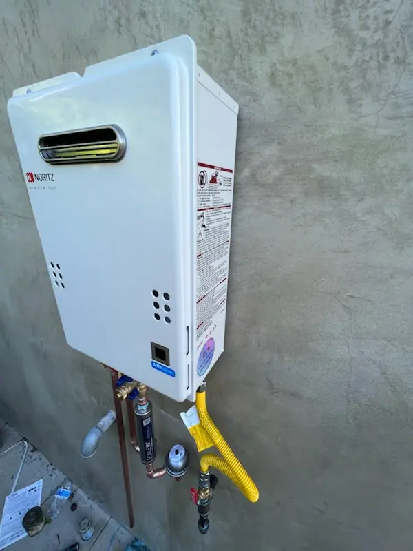 Tankless water heater installation for Canyon Creek Deer Valley homes